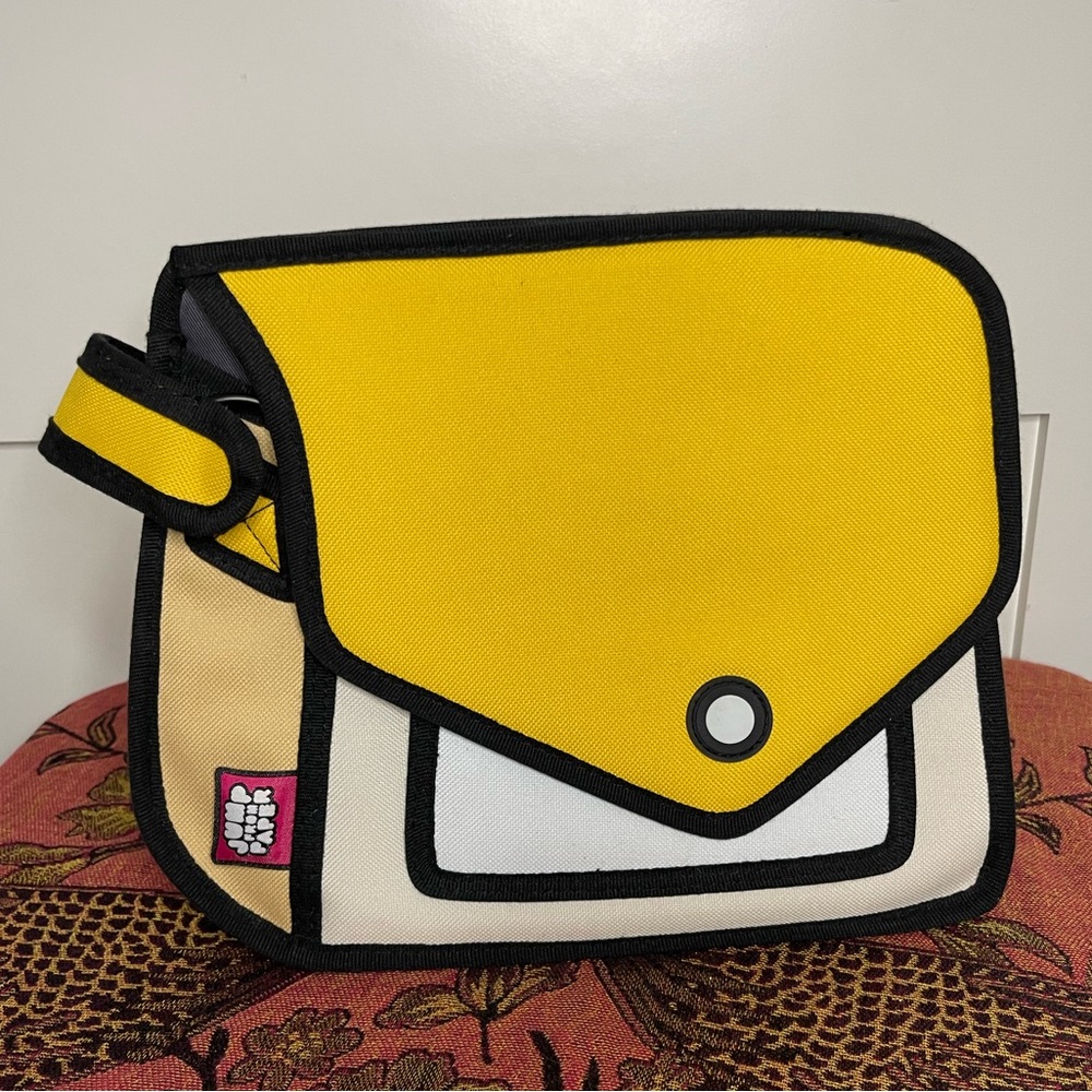 Jump From Paper "Giggle" Shoulder Bag in Minion Yellow